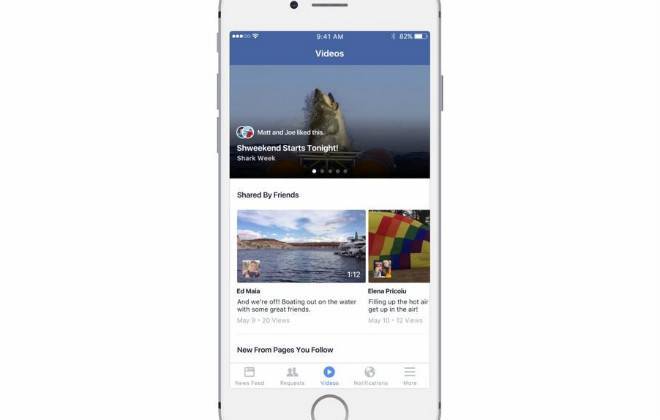 Usuários do Facebook ganharão um feed de notícias só para vídeos